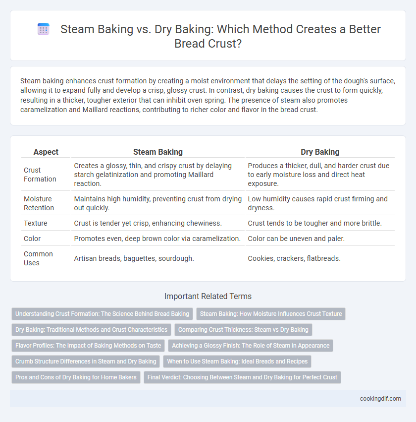 Steam Baking vs. Dry Baking: Which Method Creates a Better Bread Crust?