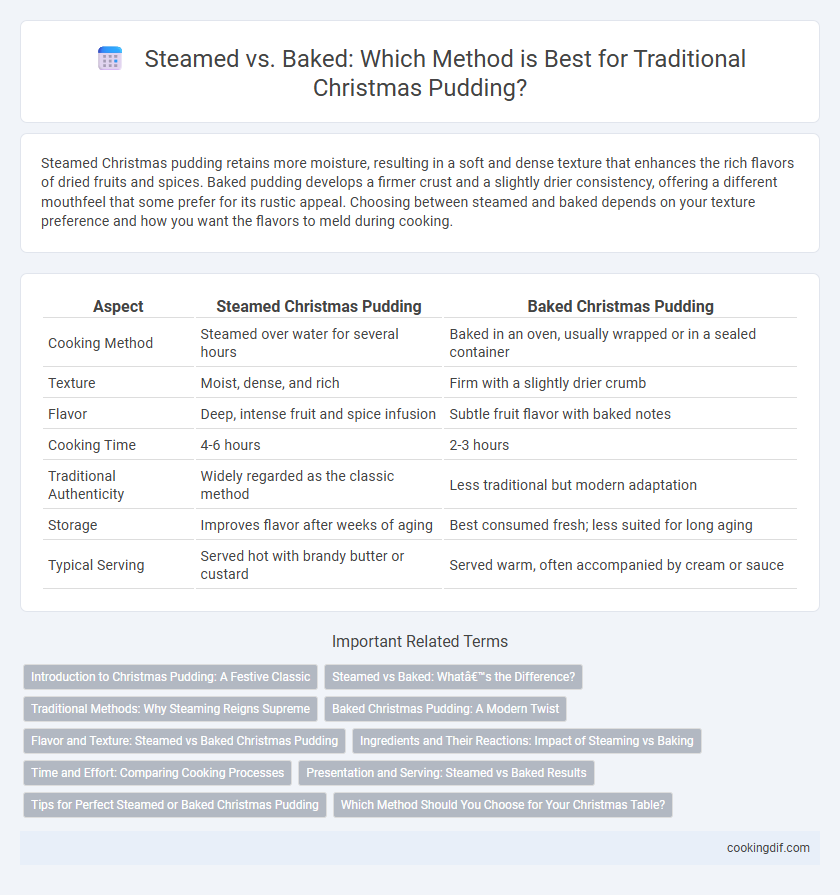 Steamed vs. Baked: Which Method is Best for Traditional Christmas Pudding?