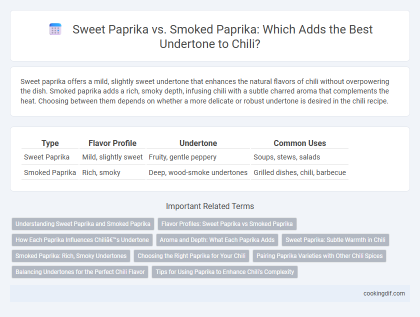 Sweet Paprika vs. Smoked Paprika: Which Adds the Best Undertone to Chili?