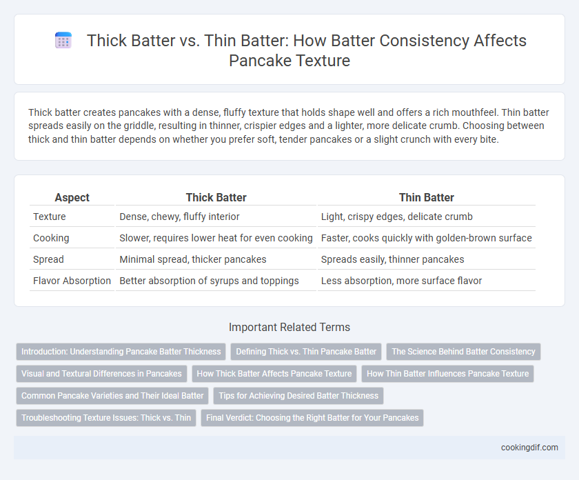 Thick Batter vs. Thin Batter: How Batter Consistency Affects Pancake Texture