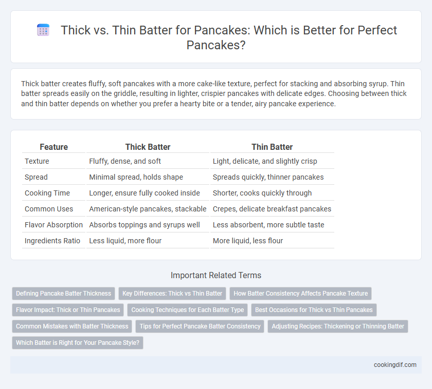 Thick vs. Thin Batter for Pancakes: Which is Better for Perfect Pancakes?