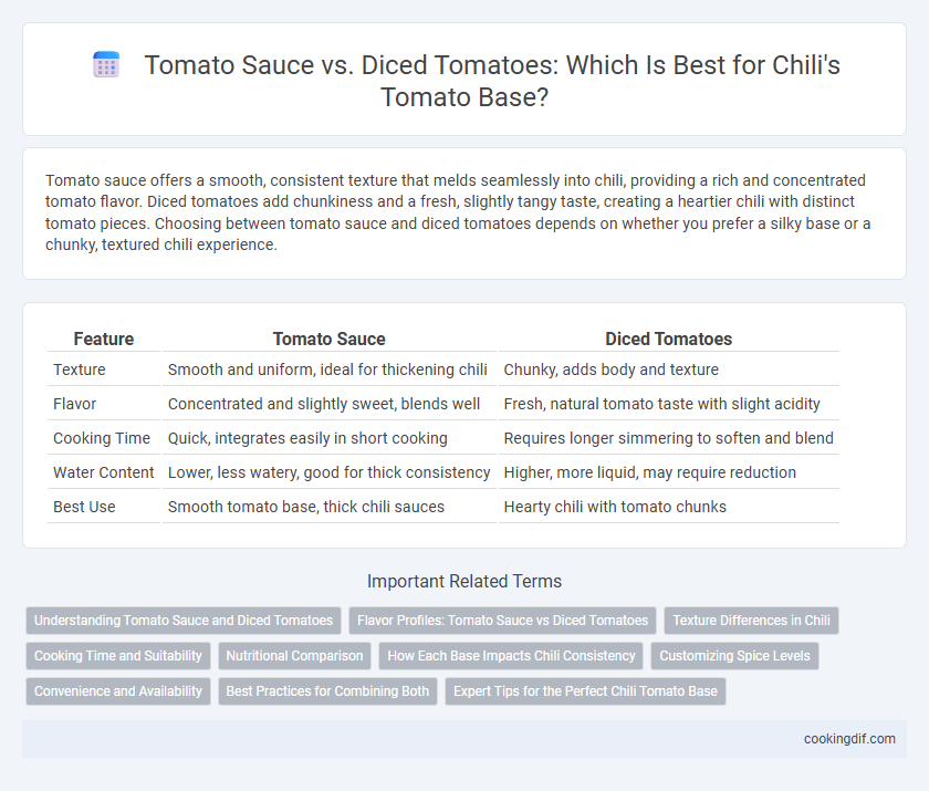 Tomato Sauce vs. Diced Tomatoes: Which Is Best for Chili's Tomato Base?