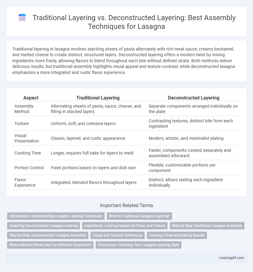 Traditional Layering vs. Deconstructed Layering: Best Assembly Techniques for Lasagna