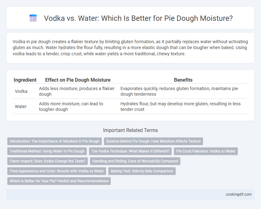 Vodka vs. Water: Which Is Better for Pie Dough Moisture?