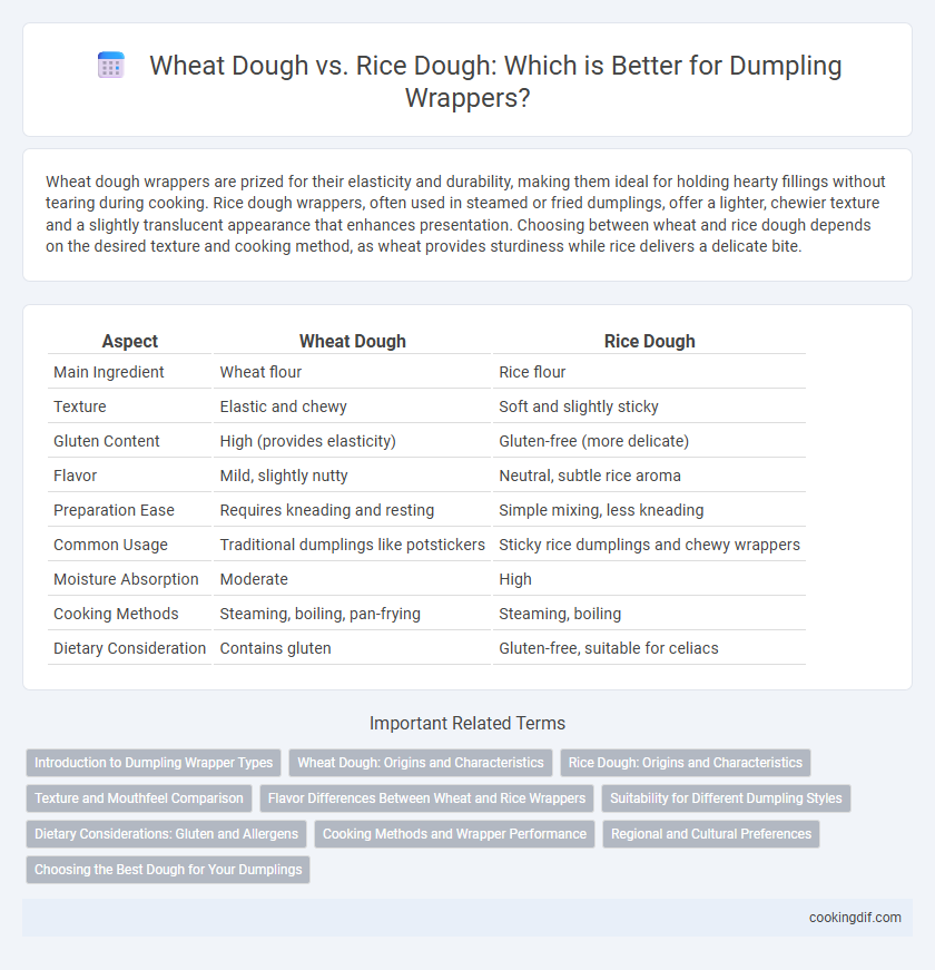 Wheat Dough vs. Rice Dough: Which is Better for Dumpling Wrappers?