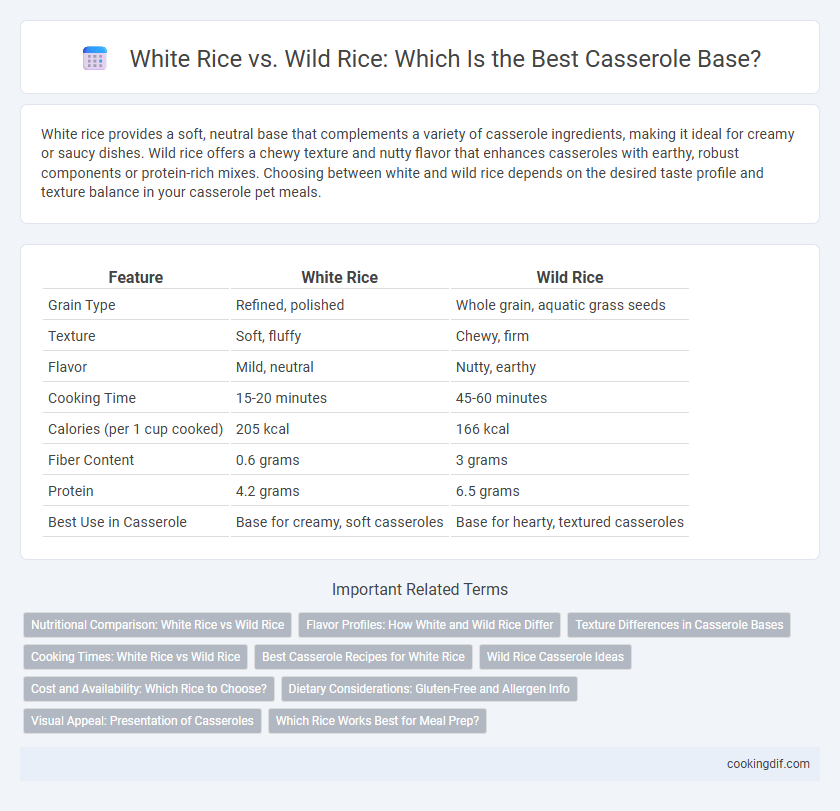 White Rice vs. Wild Rice: Which Is the Best Casserole Base?