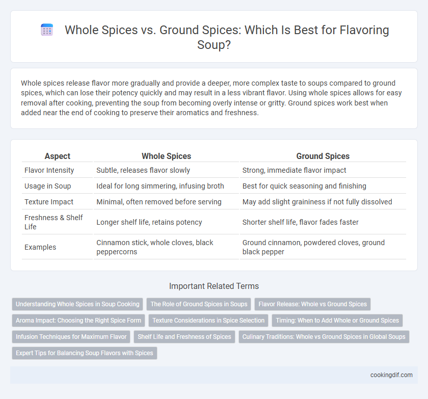 Whole Spices vs. Ground Spices: Which Is Best for Flavoring Soup?