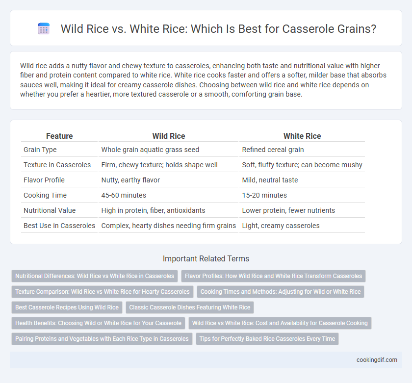 Wild Rice vs. White Rice: Which Is Best for Casserole Grains?