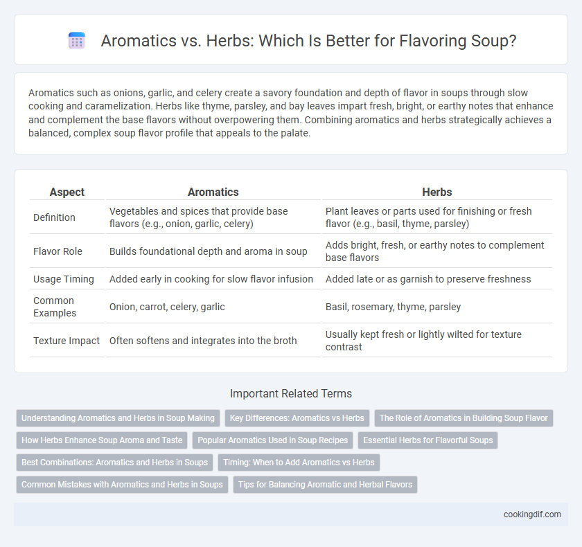 Aromatics vs. Herbs: Which Is Better for Flavoring Soup?