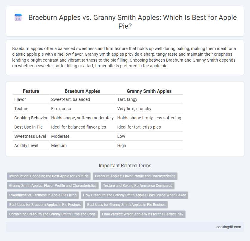 Braeburn Apples vs. Granny Smith Apples: Which Is Best for Apple Pie?