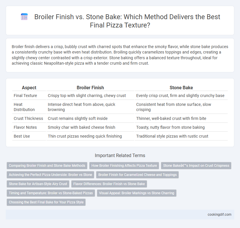 Broiler Finish vs. Stone Bake: Which Method Delivers the Best Final Pizza Texture?