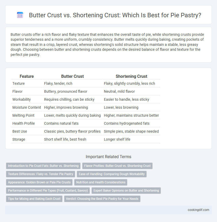 Butter Crust vs. Shortening Crust: Which Is Best for Pie Pastry?
