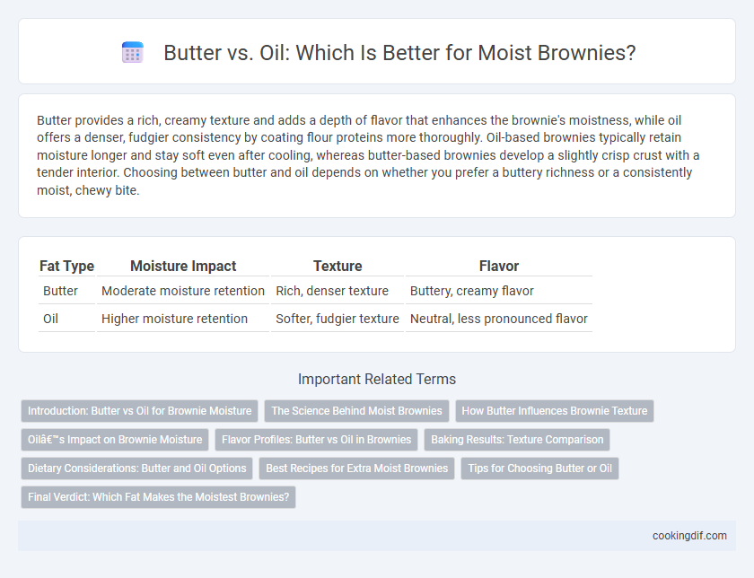 Butter vs. Oil: Which Is Better for Moist Brownies?