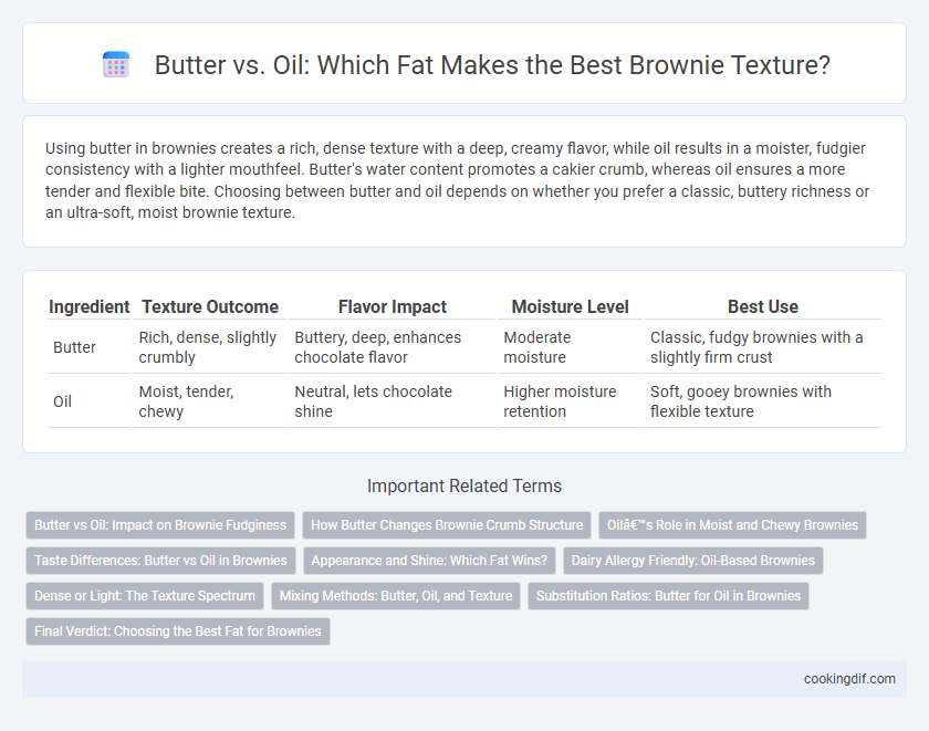 Butter vs. Oil: Which Fat Makes the Best Brownie Texture?