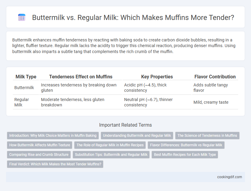 Buttermilk vs. Regular Milk: Which Makes Muffins More Tender?