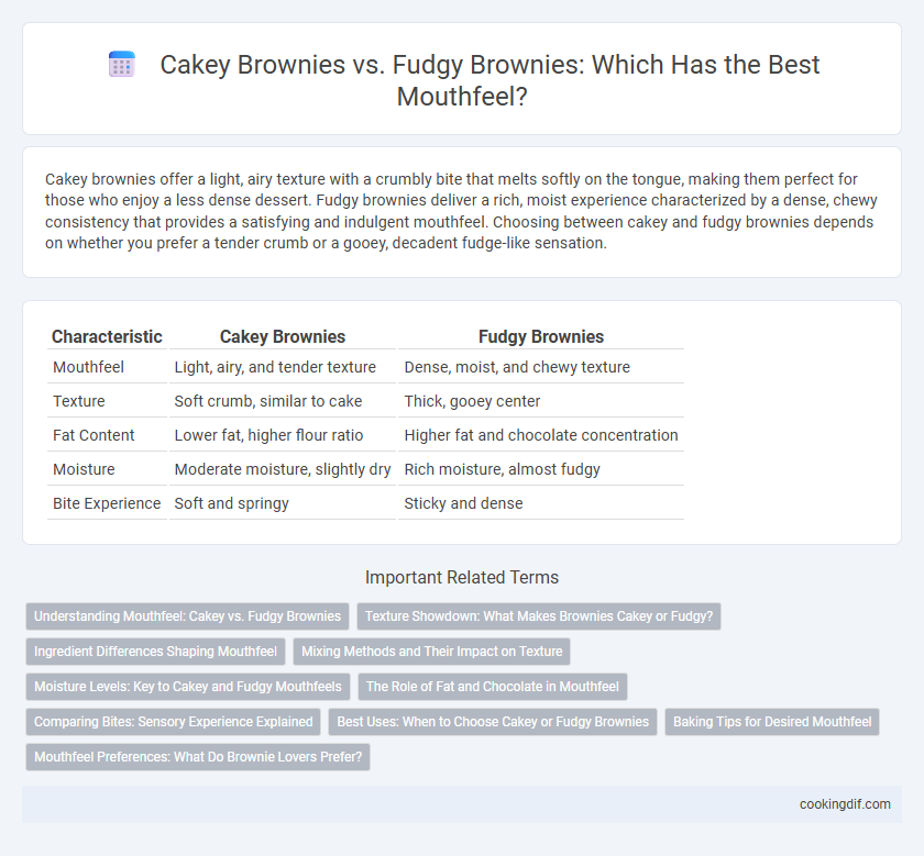 Cakey Brownies vs. Fudgy Brownies: Which Has the Best Mouthfeel?