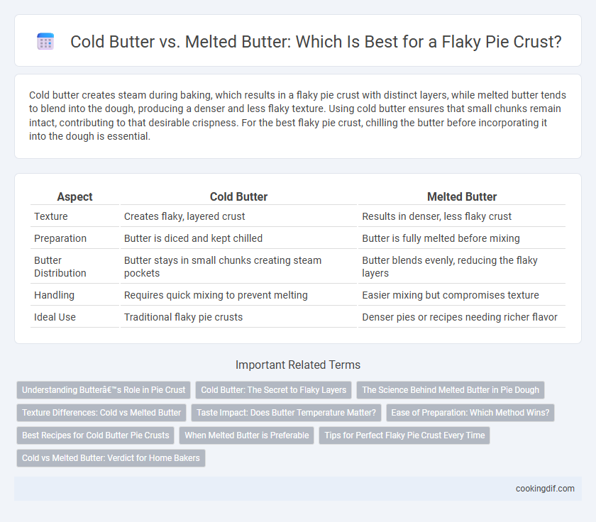 Cold Butter vs. Melted Butter: Which Is Best for a Flaky Pie Crust?