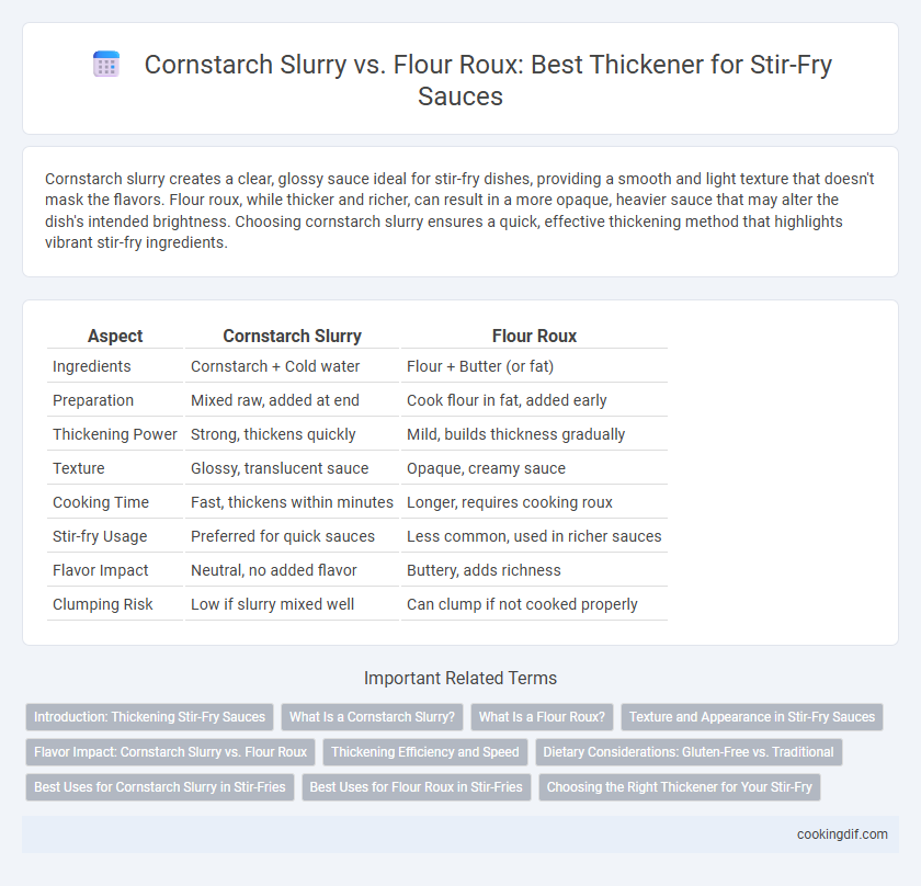 Cornstarch Slurry vs. Flour Roux: Best Thickener for Stir-Fry Sauces