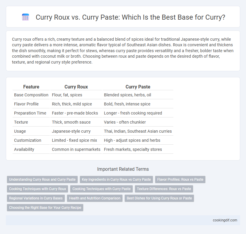 Curry Roux vs. Curry Paste: Which Is the Best Base for Curry?