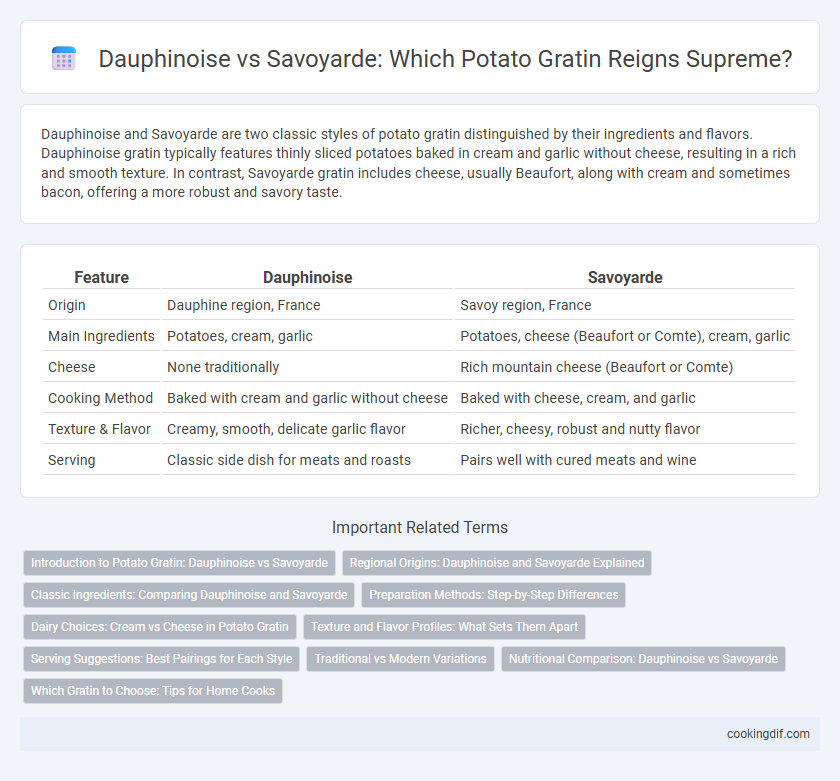 Dauphinoise vs Savoyarde: Which Potato Gratin Reigns Supreme?