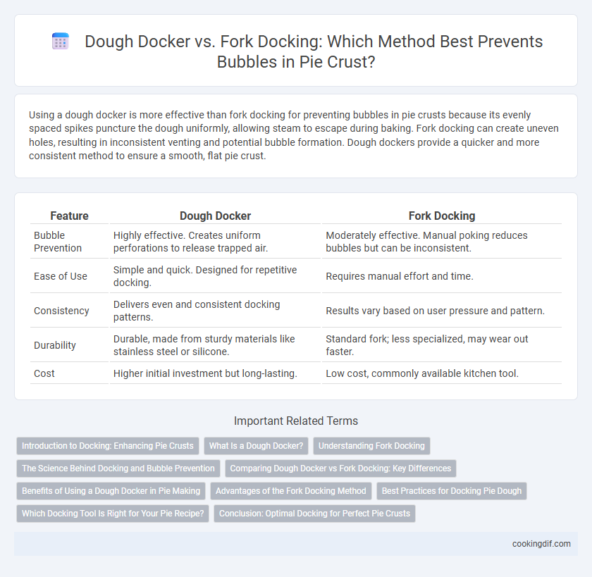 Dough Docker vs. Fork Docking: Which Method Best Prevents Bubbles in Pie Crust?