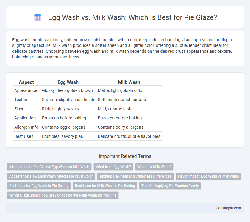 Egg Wash vs. Milk Wash: Which Is Best for Pie Glaze?