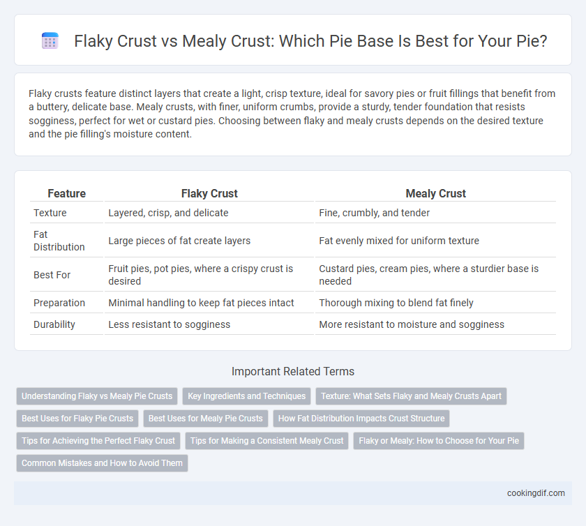 Flaky Crust vs Mealy Crust: Which Pie Base Is Best for Your Pie?