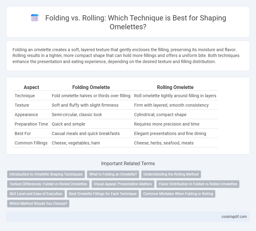 Folding vs. Rolling: Which Technique is Best for Shaping Omelettes?