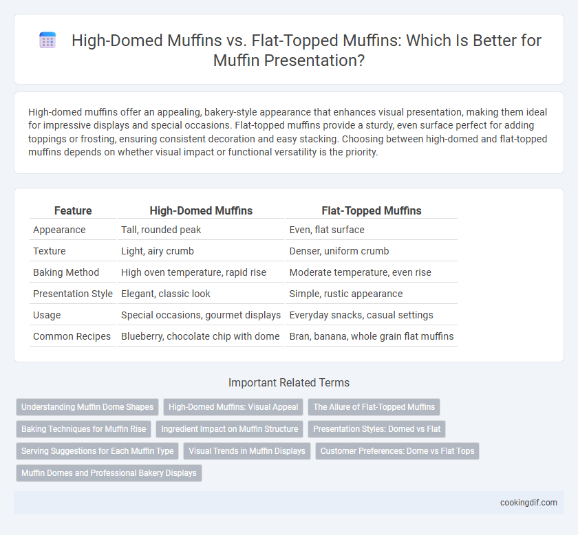 High-Domed Muffins vs. Flat-Topped Muffins: Which Is Better for Muffin Presentation?