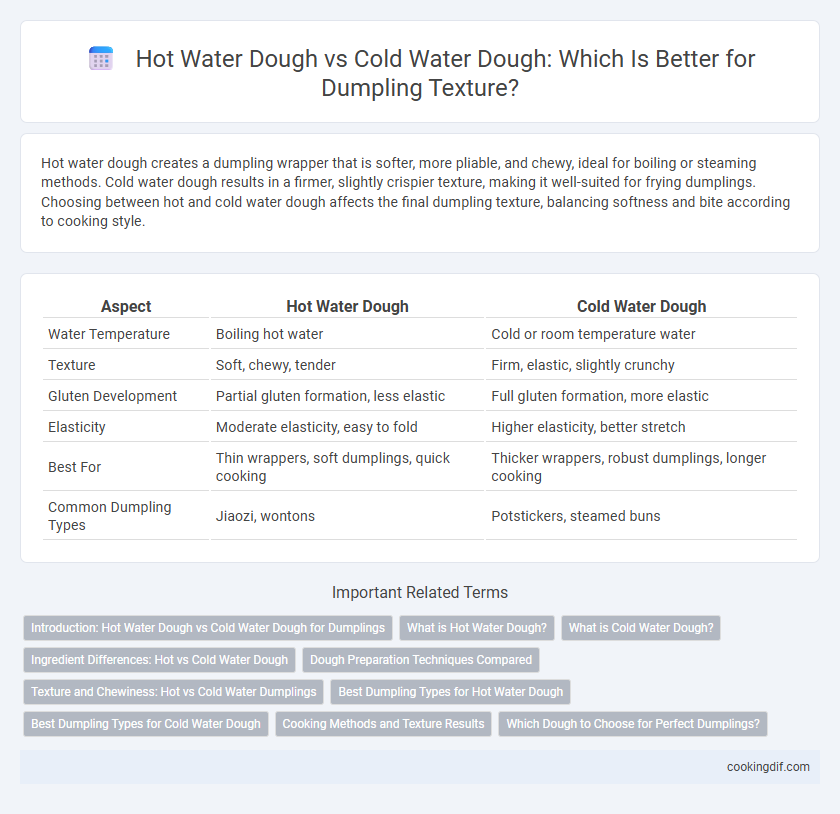 Hot Water Dough vs Cold Water Dough: Which Is Better for Dumpling Texture?