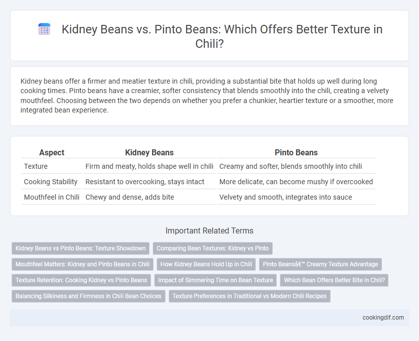 Kidney Beans vs. Pinto Beans: Which Offers Better Texture in Chili?