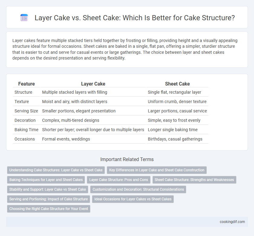Layer Cake vs. Sheet Cake: Which Is Better for Cake Structure?