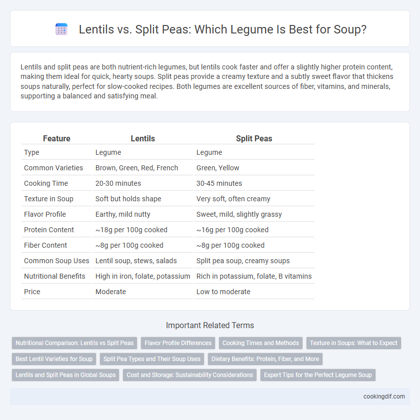Lentils vs. Split Peas: Which Legume Is Best for Soup?