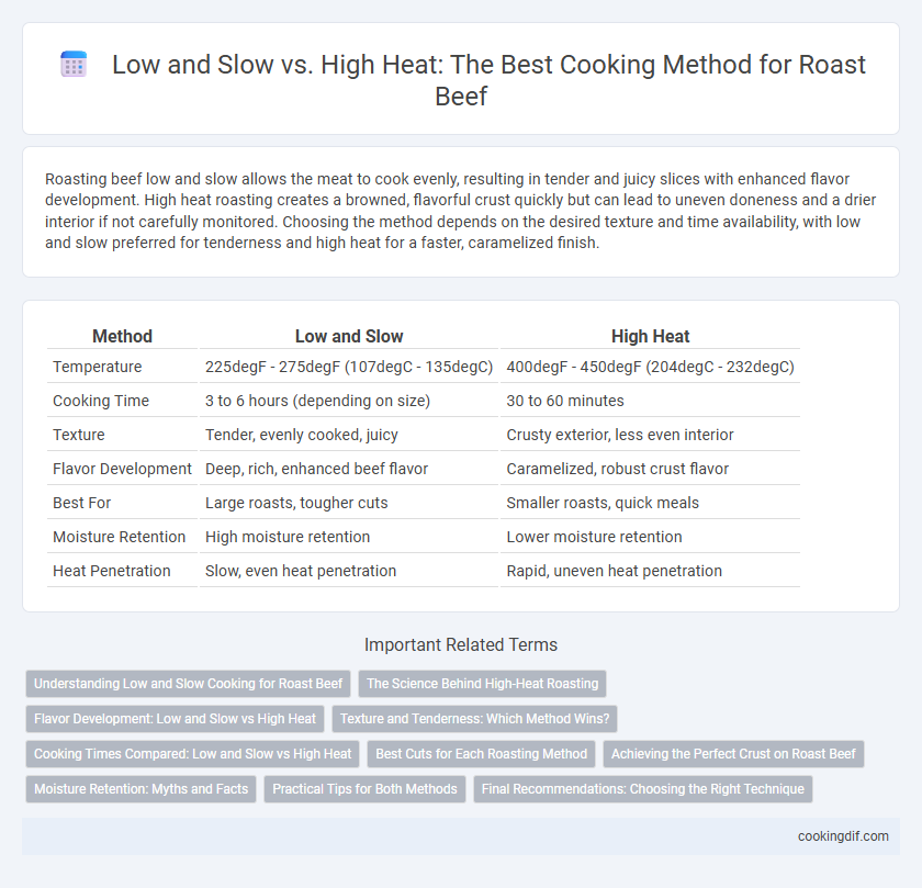 Low and Slow vs. High Heat: The Best Cooking Method for Roast Beef