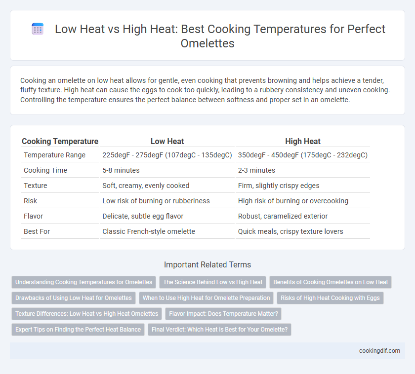 Low Heat vs High Heat: Best Cooking Temperatures for Perfect Omelettes
