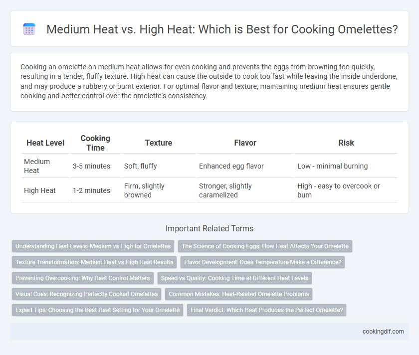 Medium Heat vs. High Heat: Which is Best for Cooking Omelettes?