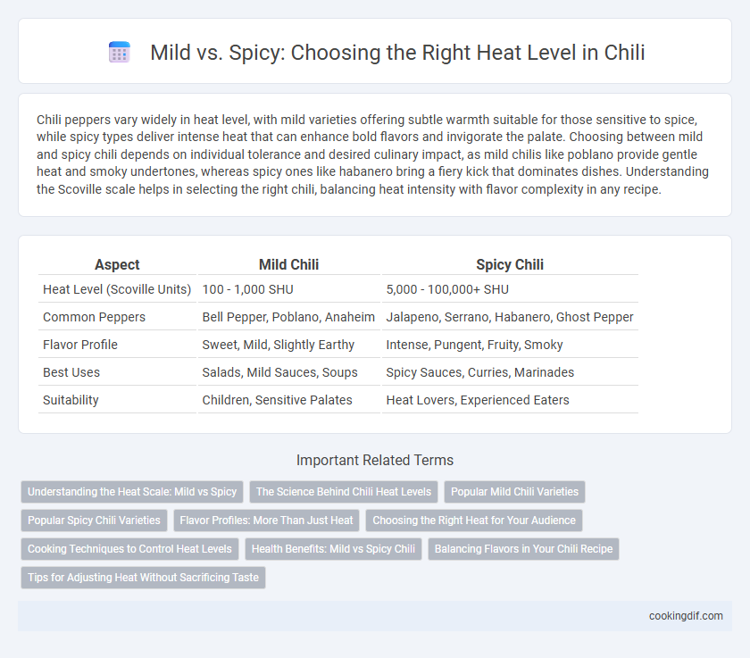 Mild vs. Spicy: Choosing the Right Heat Level in Chili