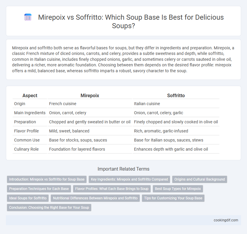 Mirepoix vs Soffritto: Which Soup Base Is Best for Delicious Soups?
