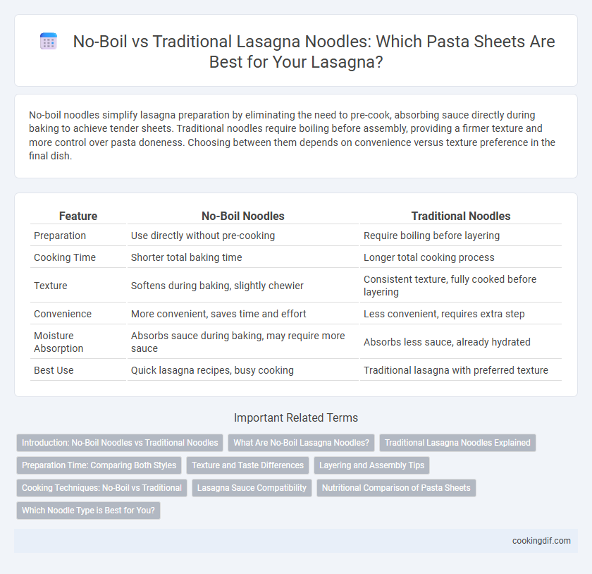 No-Boil vs Traditional Lasagna Noodles: Which Pasta Sheets Are Best for Your Lasagna?