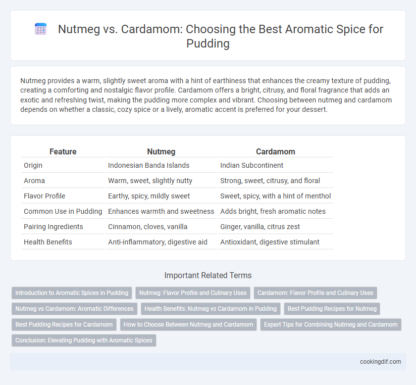 Nutmeg vs. Cardamom: Choosing the Best Aromatic Spice for Pudding