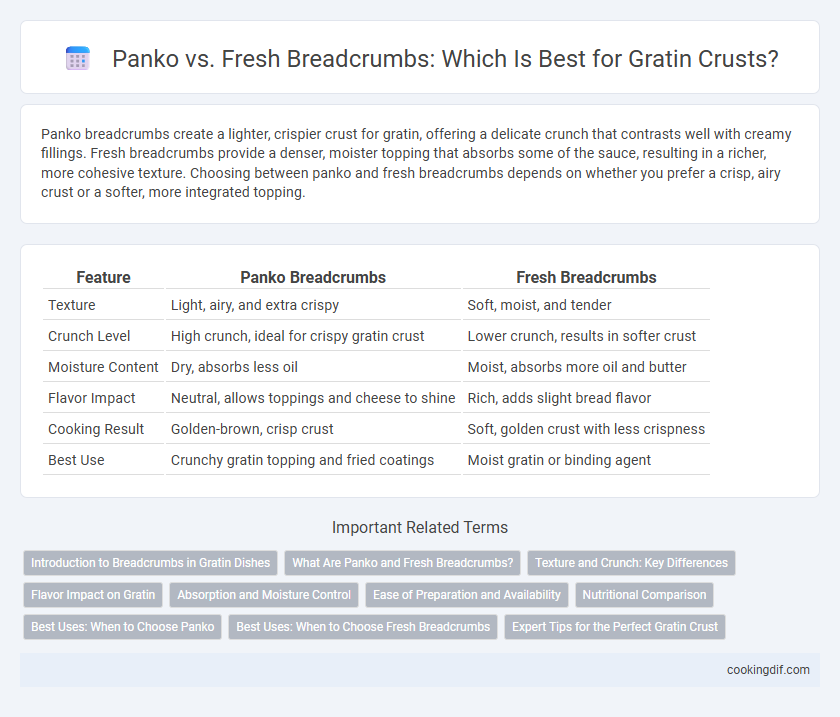 Panko vs. Fresh Breadcrumbs: Which Is Best for Gratin Crusts?
