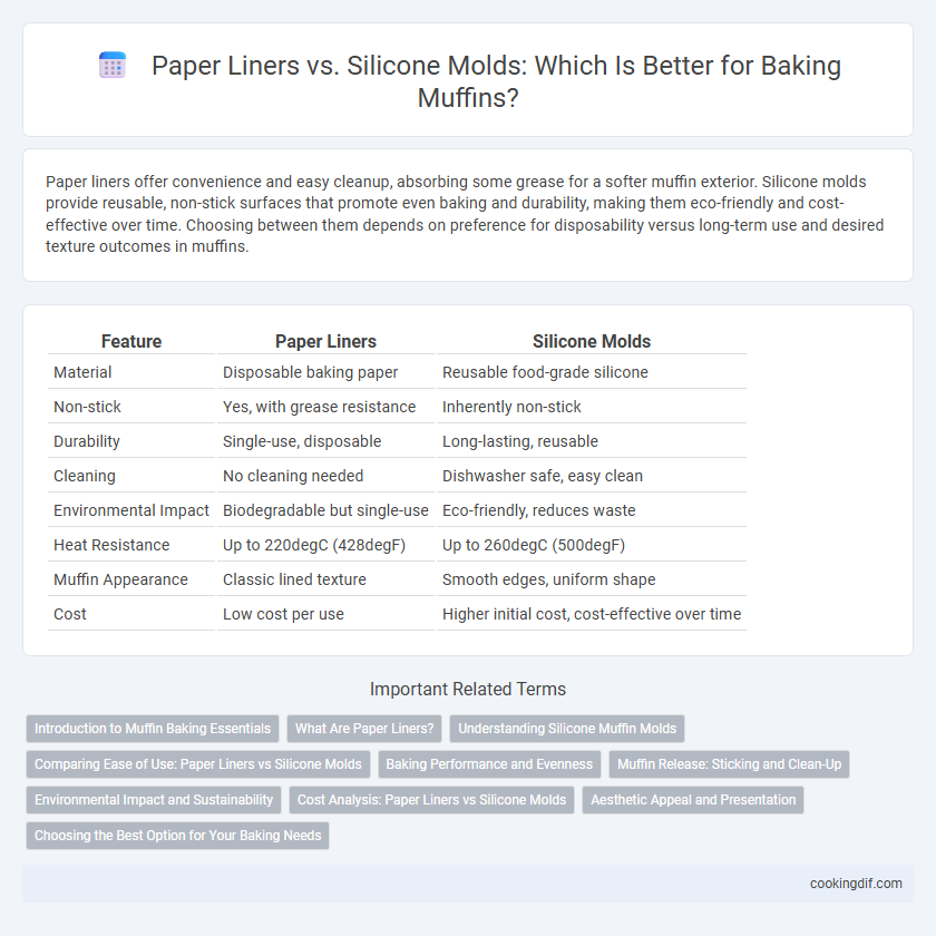 Paper Liners vs. Silicone Molds: Which Is Better for Baking Muffins?