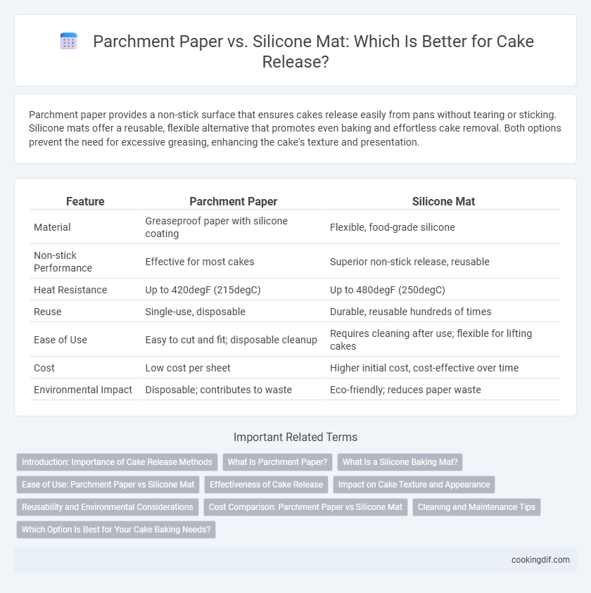 Parchment Paper vs. Silicone Mat: Which Is Better for Cake Release?