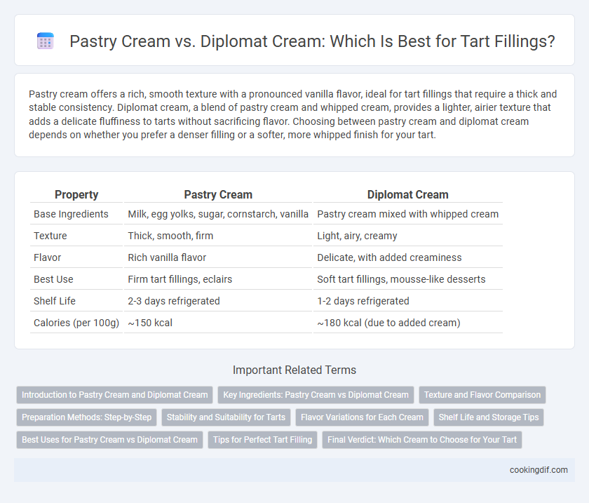 Pastry Cream vs. Diplomat Cream: Which Is Best for Tart Fillings?
