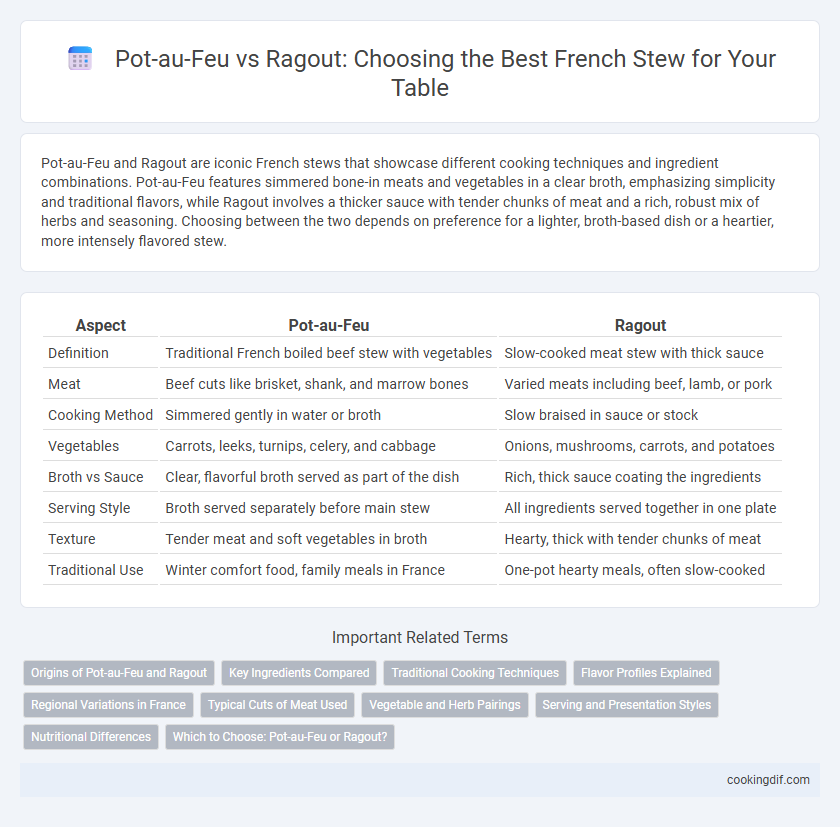 Pot-au-Feu vs Ragout: Choosing the Best French Stew for Your Table