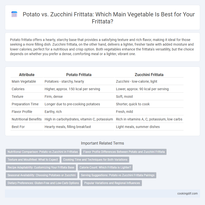 Potato vs. Zucchini Frittata: Which Main Vegetable Is Best for Your Frittata?