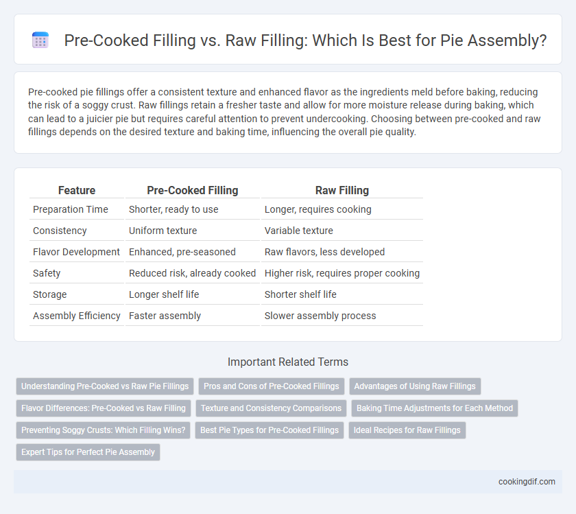 Pre-Cooked Filling vs. Raw Filling: Which Is Best for Pie Assembly?