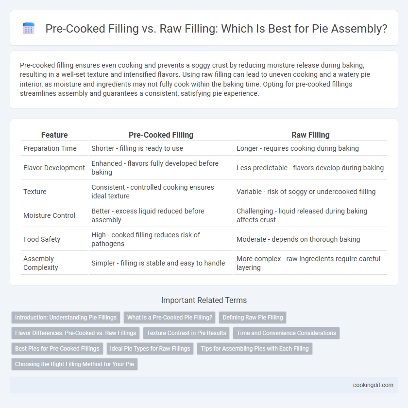 Pre-Cooked Filling vs. Raw Filling: Which Is Best for Pie Assembly?