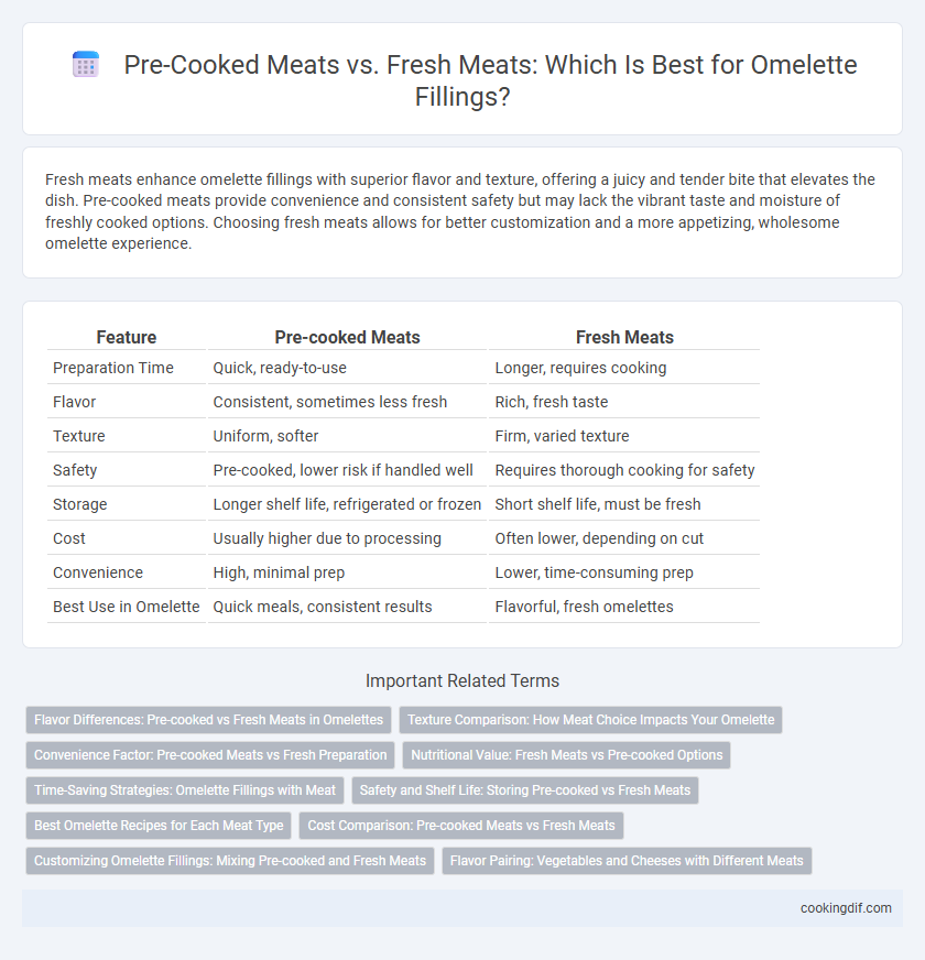 Pre-Cooked Meats vs. Fresh Meats: Which Is Best for Omelette Fillings?