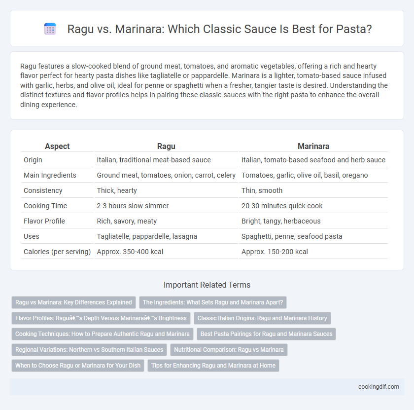 Ragu vs. Marinara: Which Classic Sauce Is Best for Pasta?